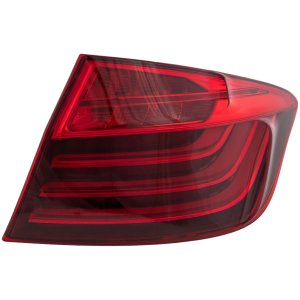 LED Tail Light Assembly for BMW 5-Series 2014-2016 Sedan, Right (Passenger), Outer - Replacement Models: 528i, 535i, 550i, M5.