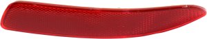 Rear Bumper Reflector Light for BMW X5 2007-2013, Right (Passenger), Suitable for Model with M Package (P337A) or M Exterior Equipment (S7M5A), Replacement