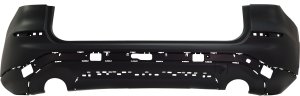 Rear Bumper Cover for BMW X3 2018-2021, Primed (Ready to Paint), 30I Models, Luxury Line, Without M Sport Package, Without Park Assist Sensor Holes, Without Trailer Hitch, Replacement
