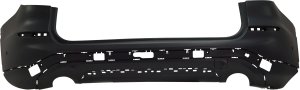 Rear Bumper Cover for BMW X3 2018-2021, 30I Models, Luxury Line, Without M Sport Package, Primed (Ready to Paint), With Park Assist Sensor Holes, Without Trailer Hitch, Replacement