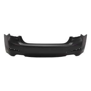 Rear Bumper Cover for 2017-2020 BMW 540I, Primed (Ready to Paint), Without M Package, Without Luxury Package, Without Park Distance Control, Replacement