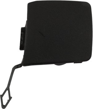Rear Bumper Tow Hook Cover for BMW X1 2016-2022, Right (Passenger) Side, Textured Black, without M Package, Replacement