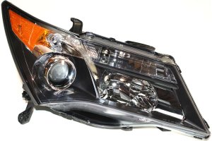 Headlight for Acura MDX 2007-2009 Right (Passenger), Lens and Housing, Xenon, Without HID Kit, With Sport Package, Replacement