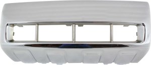 Front Bumper Molding for Ford Escape 2008-2012, Plastic, Chrome Finish, Replacement