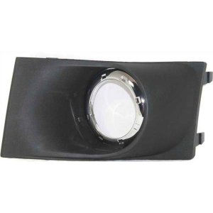 Front Fog Light Molding for Ford Focus 2008-2011, Right (Passenger), Primed (Ready to Paint), Replacement