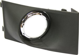 Front Fog Light Molding for Ford Focus 2008-2011, Left (Driver), Primed (Ready to Paint), Replacement