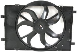 Radiator Fan Shroud Assembly for 2006-2009 Fusion, without Control Module, Replacement
