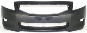 Front Bumper Cover for Honda Accord 2008-2010, Primed (Ready to Paint), Coupe, Replacement
