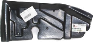 Engine Splash Shield for Hyundai Elantra 2001-2006, Tiburon 2003-2008, Under Cover, Right (Passenger) Side, Replacement