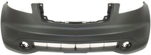 Front Bumper Cover for Infiniti FX35/FX45 2003-2005, Primed (Ready to Paint), with Fog Light Holes, Replacement