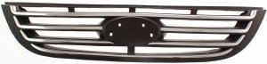 SPECTRA Grille for 2007 Vehicles, Black Shell and Insert with Chrome Molding, Replacement