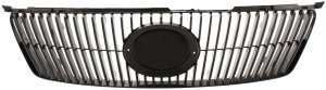 Primed (Ready to Paint) Grille Shell and Insert for Lexus GS300 (2006), GS350 (2007) without Pre-Collision System, Replacement
