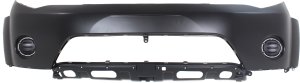 Front Bumper Cover for Mitsubishi Outlander 2007-2009, Primed (Ready to Paint), with Fog Light Holes, Replacement