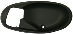 Front Door Handle Case for Mitsubishi Eclipse 1995-1999, Right (Passenger) Side, Interior Bezel, Black, Replacement