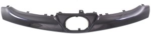 Upper Grille Molding for Toyota Sienna 2006-2010, Black, Replacement