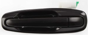 Rear Exterior Door Handle Assembly for 2006-2008 Suzuki Forenza/Reno, Left (Driver), Smooth Black, Replacement