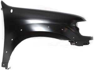 Front Fender for Toyota Tundra 2005-2006, Right (Passenger) Side, Double Cab, with Flare Holes, Primed (Ready to Paint), Replacement