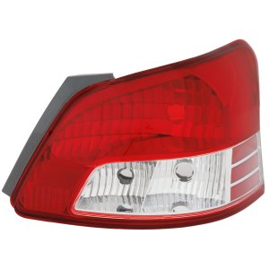 Tail Light for Toyota Yaris Sedan Base Model 2007-2012, Left (Driver) Side, Lens and Housing, without Sport Package, Replacement