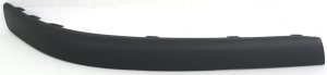 Front Bumper Molding for Volvo S60 2001-2004, Right (Passenger) Side, Plastic, Black, Outer, Excluding R Models, Replacement
