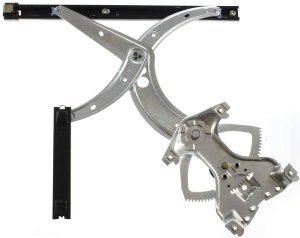 Front Window Regulator for Volkswagen Passat 1988-1997, Right (Passenger), Power Operated, without Motor, Replacement