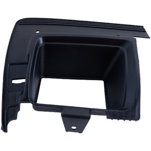 Front Bumper Tow Hook Cover for GMC Sierra 2500 HD/3500 HD 2015-2019, Right (Passenger), Textured, Replacement