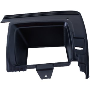 Front Bumper Tow Hook Cover for GMC Sierra 2500 HD/3500 HD 2015-2019, Left (Driver), Textured, Replacement