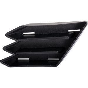 Front Lower Valance for Chevrolet Camaro 2019-2023, Textured, Side Deflector, Left (Driver), without Rally Sport Package, LT1 Model, Replacement
