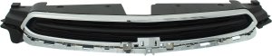 Upper Grille for 2015-2015 Chevrolet Cruze, 2016-2016 Cruze Limited, Chrome Shell/Textured Black Insert, Excluding LTZ Model, Replacement