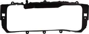 Textured Black Shell and Insert Grille Support for 2016-2019 Chevrolet Silverado 1500 High Country with Towing Package, WT, LS, LT, LTZ Models, Replacement