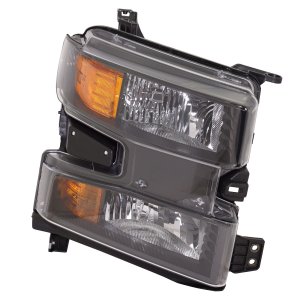 Headlight Assembly for Chevrolet Silverado 1500 (2019-2021), Silverado 1500 LTD (2022-2022), Right (Passenger) Side, Halogen, Replacement