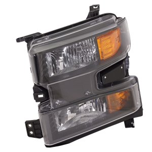Headlight Assembly for Chevrolet Silverado 1500 (2019-2021), Silverado 1500 LTD (2022), Left (Driver) Side, Halogen, Replacement