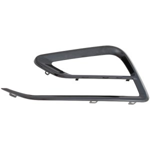 Front Fog Light Molding for Chevrolet Cruze 2017-2018, Black, Left (Driver), with RS and Redline Packages, LT Model, Hatchback/Sedan, USA Built Vehicle, Replacement