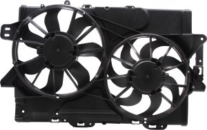 Radiator Fan Assembly for Chevrolet Equinox/GMC Terrain 2013-2017, Dual Fan, 3.6L Engine, Replacement