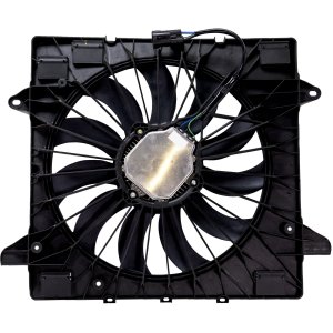 Radiator Fan Assembly for Cadillac XT5 (2017-2019), GMC Acadia (2017-2019), Chevrolet Blazer (2019) w/ Towing Package, 3.6L Engine, Single Fan, Replacement