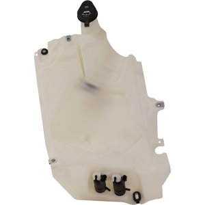 Washer Reservoir Assembly for 2002-2009 GMC Envoy, Buick Rainier, Chevrolet Trailblazer, 4.2L Engine, Without Headlight Washer Holes, With Information Display, Replacement