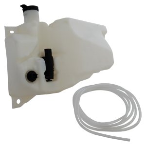Washer Reservoir Assembly for Chevrolet Silverado 1500 (2019-2023) and GMC Sierra 1500 (2019-2023), Complete with Cap, Pump, and Sensor, Replacement