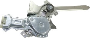 Power Front Window Regulator with Motor for Chevrolet S10 Pickup (1982-1993) and S10 Blazer (1983-1994), Left (Driver) Side, Replacement