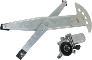 Front Window Regulator (Right Passenger Side) with Power Motor for Chevrolet Venture 1997-2005, Pontiac Montana 1999-2009, Replacement