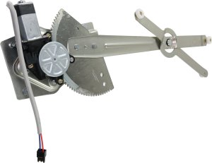 Front Window Regulator with Power Motor for G-Series Van, Right (Passenger) Side, Fits 1981-1996, Replacement