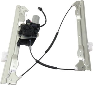 Front Window Regulator for Chrysler Sebring Sedan 2007-2010, Right (Passenger), Power, with Motor and One Touch Feature, Replacement