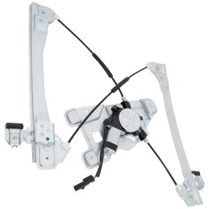 Front Window Regulator with Power Motor for 2012-2017 Chevrolet Equinox/GMC Terrain, Left (Driver), Replacement