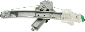 Power Rear Window Regulator with Motor for Chevrolet Malibu 2005-2008 Left (Driver), From June 6, 2005, Includes 2008 Classic, Replacement