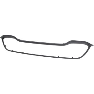 Center Grille Frame for Dodge Durango 2021-2022, Grille Surround, Painted Black, Replacement