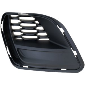 Fog Light Molding for Dodge Charger 2020-2023, Left (Driver), Textured Black, with Hood Scoop, Wide Body Option, Replacement