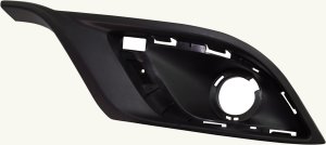 Front Fog Light Molding for Dodge Durango 2014-2020, Left (Driver), Primed (Ready to Paint), Outer Trim Replacement, Compatible with Citadel, GT, R, T, Limited, SXT Models