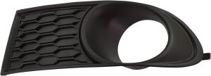 Front Fog Light Molding for Dodge Journey 2011-2020, Left (Driver), Type 1, Textured Black with Fascia, Replacement