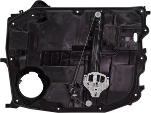 Power Front Window Regulator with Motor and Panel for Dodge Nitro, 2007-2011, Left (Driver) Side, Replacement