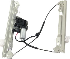 Front Window Regulator with Motor for 2011-2014 Dodge Avenger/Chrysler 200 Sedan, Right (Passenger), Power, Replacement