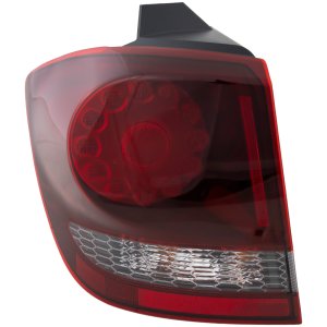 LED Tail Light Assembly for 2009-2020 Journey with Black Interior, Left (Driver) Side Outer, Replacement