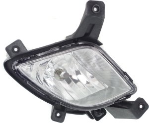 Front Fog Light Assembly for Hyundai Tucson 2010-2015, Right (Passenger), Replacement